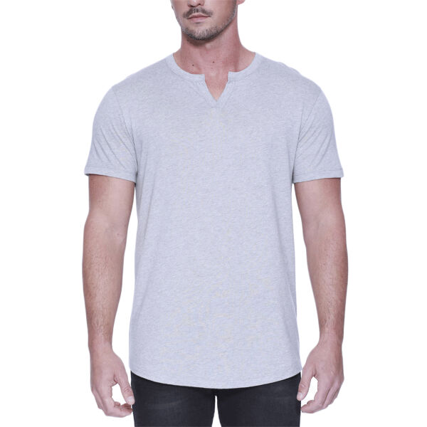 Men's Cotton/Modal Slit V-Neck Thumbnail
