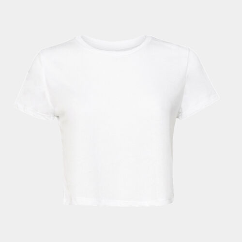Ladies' Flowy Cropped T-Shirt Thumbnail