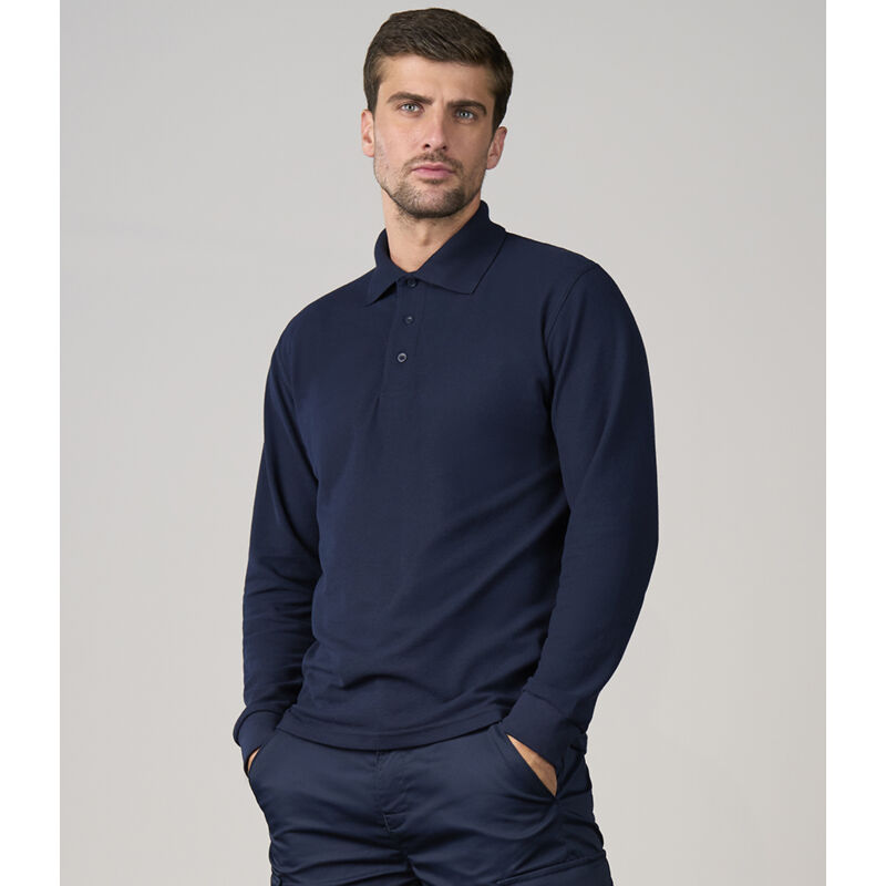 Pro RTX Pro Long Sleeve Piqué Polo Shirt Thumbnail