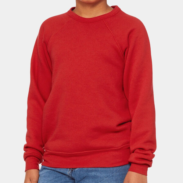 Youth Sponge Fleece Raglan Sweatshirt Thumbnail