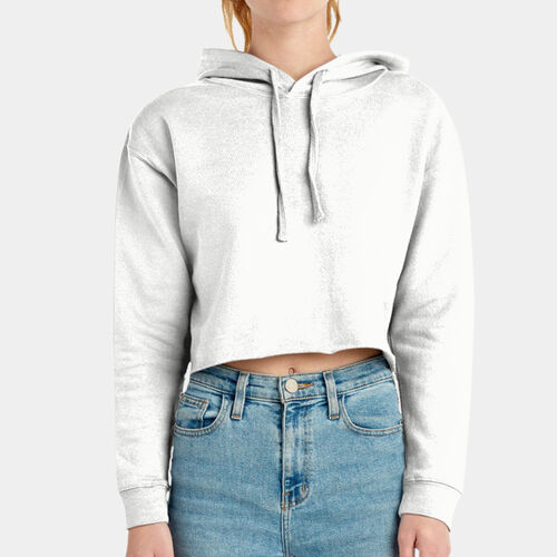 Ladies' Cropped Fleece Hoodie Thumbnail
