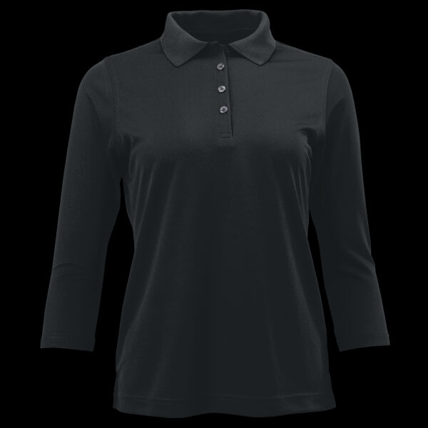 Women's Lady Palm Three-Quarter Sleeve Polo Thumbnail