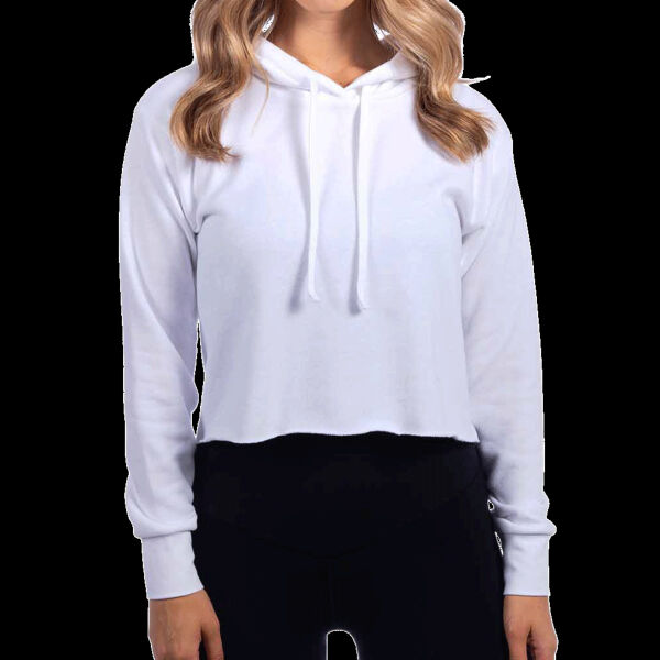 Ladies' Laguna Cropped Pullover Hooded Sweatshirt Thumbnail