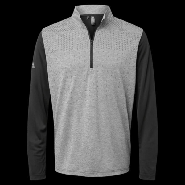 Men's Ultimate365 Heather Block Print Quarter-Zip Pullover Thumbnail