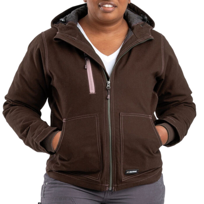 Ladies' Softstone Modern Full-Zip Hooded Jacket Thumbnail