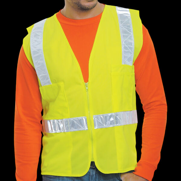 Unisex USA Made 22Surv-R Class 2 ANSI High Vis Surveyor Safety Vest Thumbnail