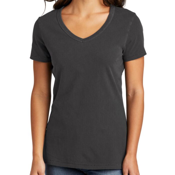 Women's Beach Wash ® Garment Dyed V Neck Tee Thumbnail