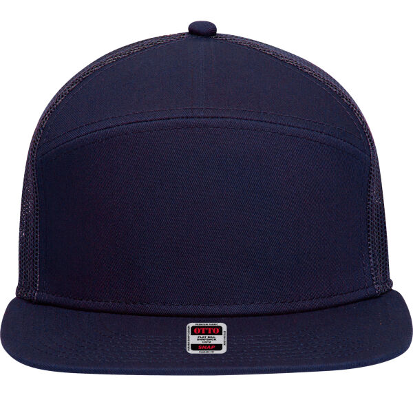 OTTO CAP® "OTTO SNAP" 7 Panel Pro Style Mesh Back Trucker Snapback Hat Thumbnail
