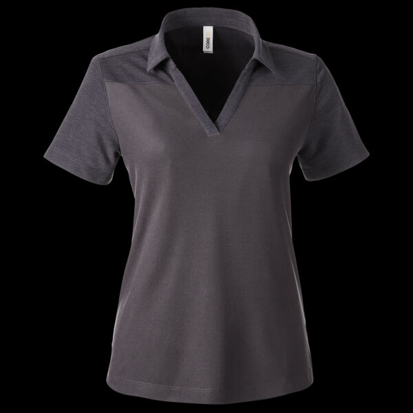 Ladies' Fusion ChromaSoft Colorblock Polo Thumbnail