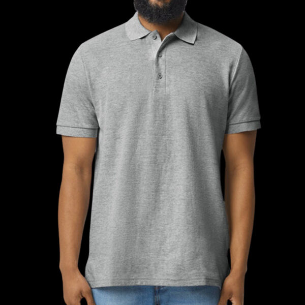 Unisex Midweight Double Pique Polo Thumbnail