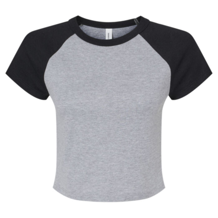 Women's Micro Rib Raglan Baby Tee Thumbnail