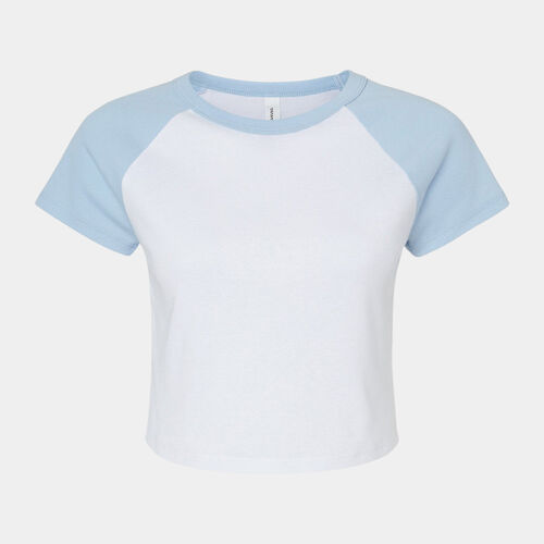Ladies' Micro Ribbed Raglan Baby T-Shirt Thumbnail