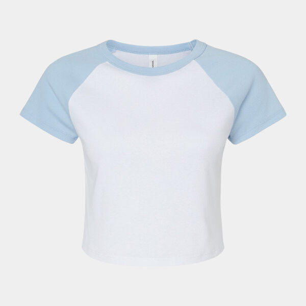 Ladies' Micro Ribbed Raglan Baby T-Shirt Thumbnail