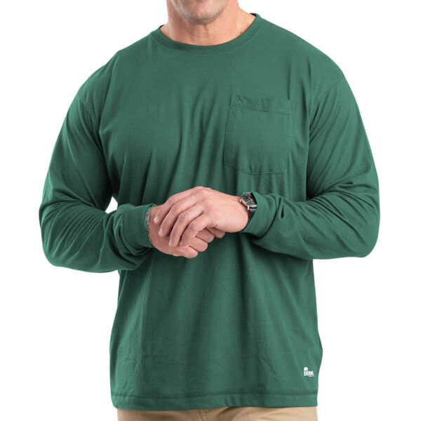 Tall Performance Long-Sleeve Pocket T-Shirt Thumbnail
