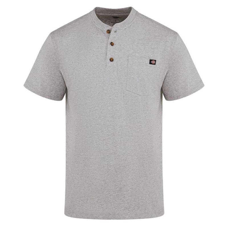 Men's Tall Heavyweight Traditional Short Sleeve Henley Thumbnail