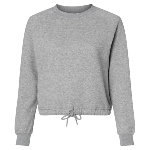 Women's Relaxed 3-End Boxy Fleece Crewneck Sweatshirt Thumbnail