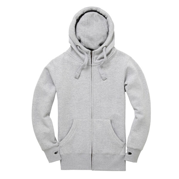 Peach Finish Zip hoodie Thumbnail