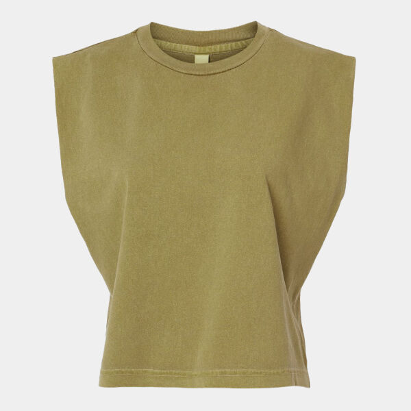 Women's Garment-Dyed Heavyweight Muscle Tee Thumbnail