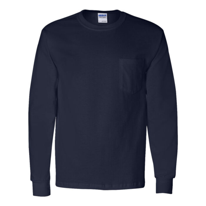 GIL ADT 100% L/S T W/PKT Thumbnail