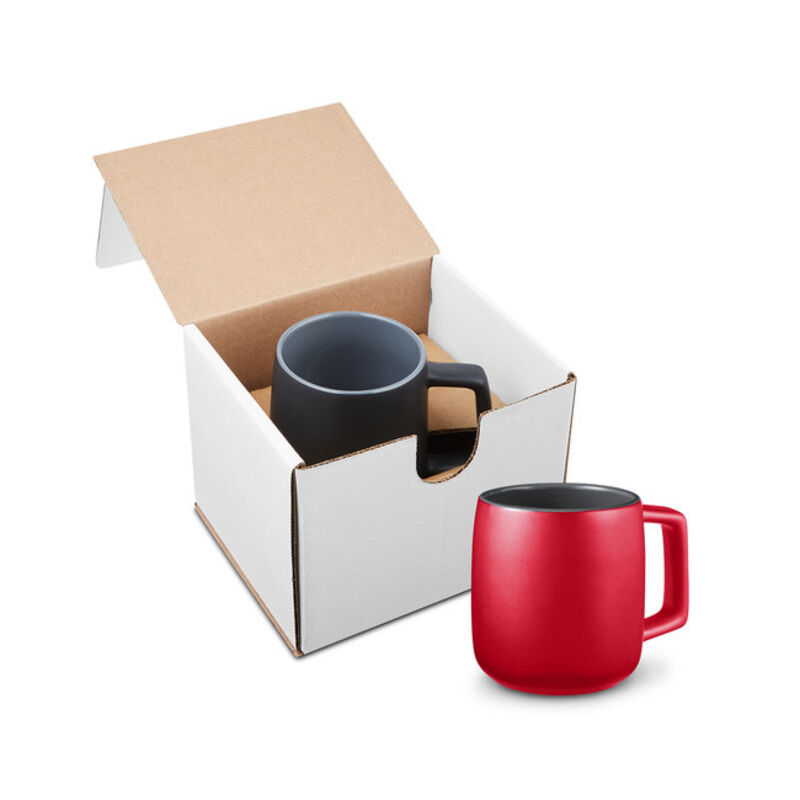 15oz Geo Square Handle Ceramic Mug In Mailer Thumbnail