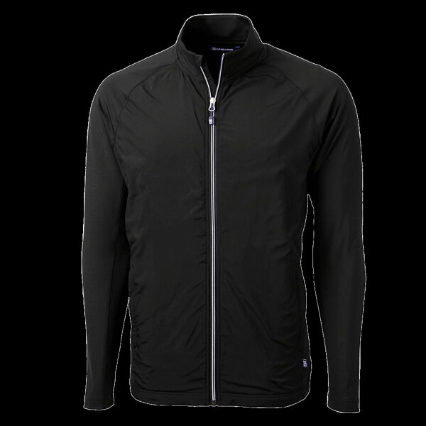Cutter & Buck Adapt Eco Knit Hybrid Recycled Mens Big & Tall Full Zip Jacket Thumbnail