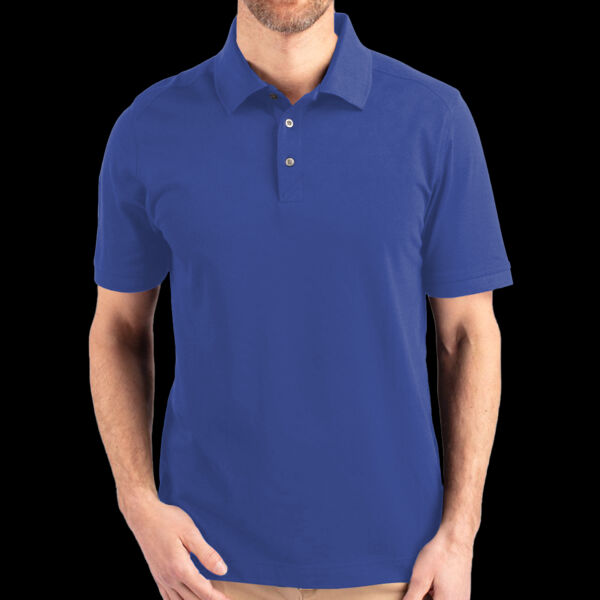 Cutter & Buck Advantage Tri-Blend Pique Mens Big and Tall Polo Thumbnail