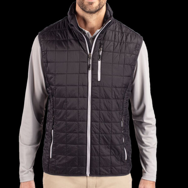 Cutter & Buck Rainier PrimaLoft Mens Big and Tall Eco Insulated Full Zip Puffer Vest Thumbnail