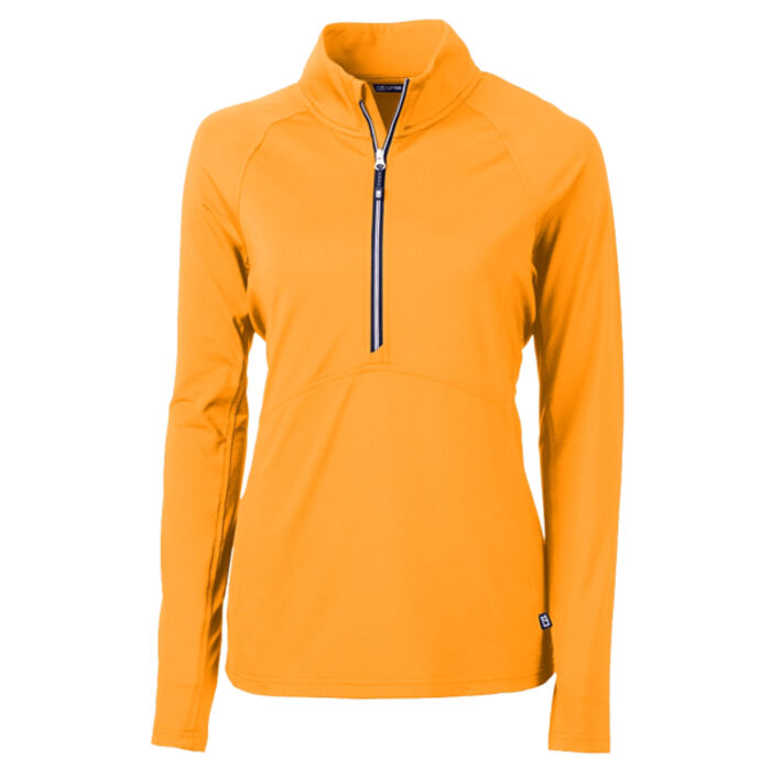Cutter & Buck Adapt Eco Knit Stretch Recycled Womens Half Zip Pullover Thumbnail