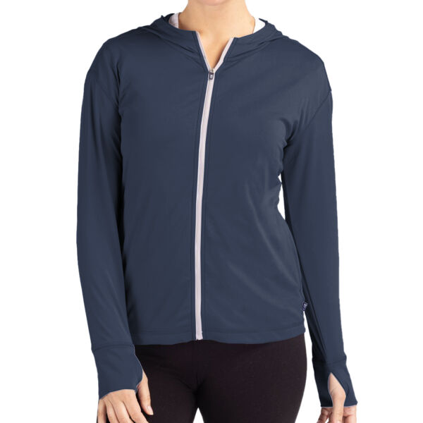 Cutter & Buck Daybreak Eco Recycled Womens Full Zip Hoodie Thumbnail