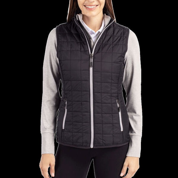 Cutter & Buck Rainier PrimaLoft Womens Eco Insulated Full Zip Puffer Vest Thumbnail