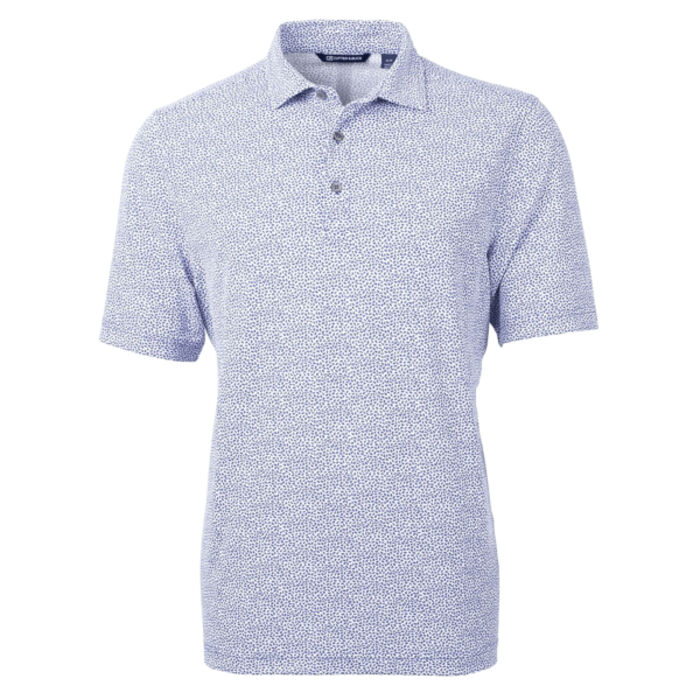 Cutter & Buck Virtue Eco Pique Botanical Print Recycled Mens Polo Thumbnail