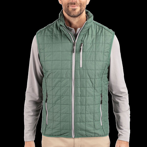 Cutter & Buck Rainier PrimaLoft Mens Eco Insulated Full Zip Puffer Vest Thumbnail