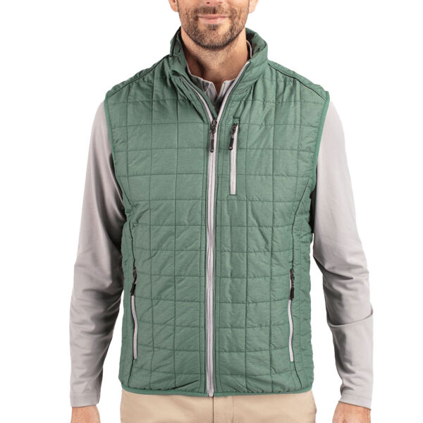 Cutter & Buck Rainier PrimaLoft Mens Eco Insulated Full Zip Puffer Vest Thumbnail