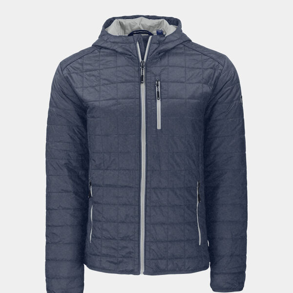 Cutter & Buck Rainier Primaloft Eco Mens Full Zip Hooded Jacket Thumbnail