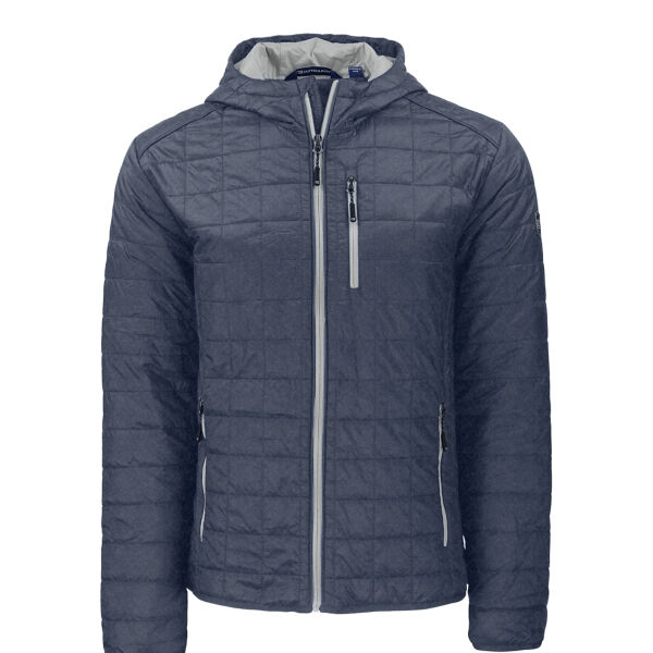 Cutter & Buck Rainier Primaloft Eco Mens Full Zip Hooded Jacket Thumbnail