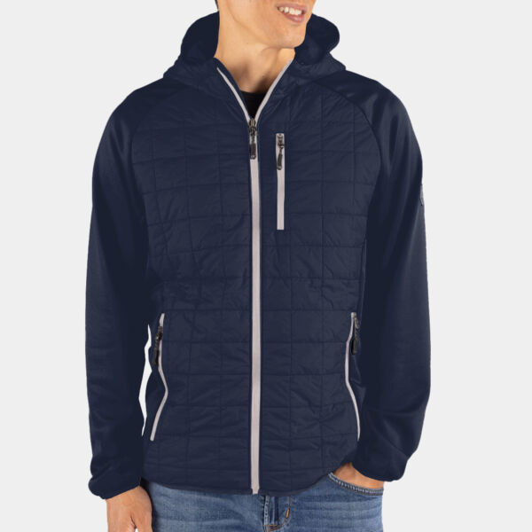 Cutter & Buck Rainier Primaloft Mens Eco Full Zip Hybrid Jacket Thumbnail