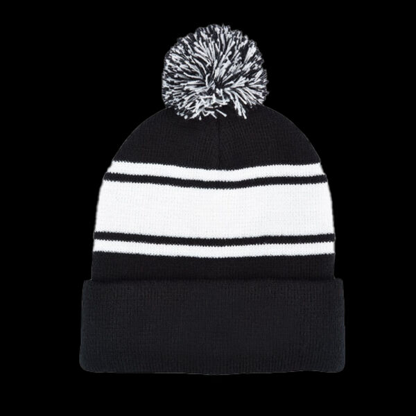 Knit Beanie With Pom Pom Thumbnail