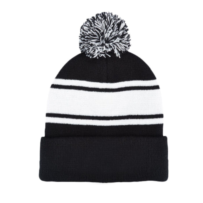Knit Beanie With Pom Pom Thumbnail
