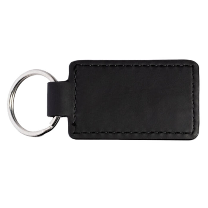 Tuscany™ PU Leather Rectangle Keychain Thumbnail