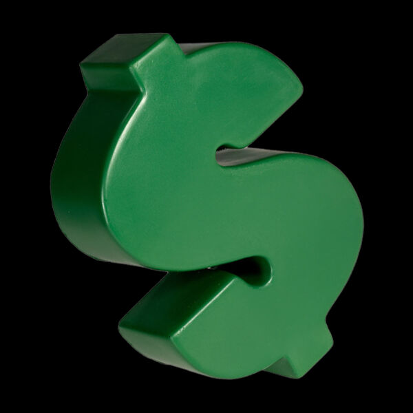 Dollar Money Sign Shape Stress Ball Thumbnail