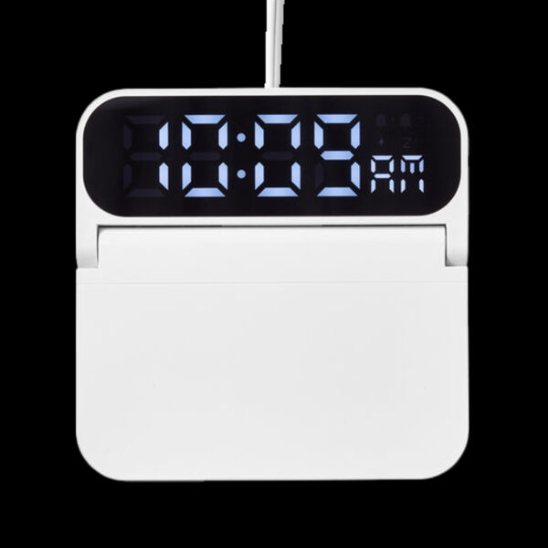 Foldable Alarm Clock & Wireless Charger Thumbnail