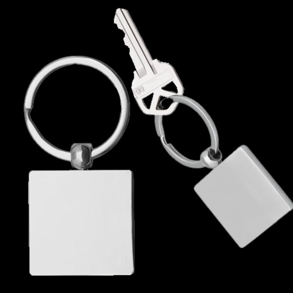 Square Metal Keychain Thumbnail
