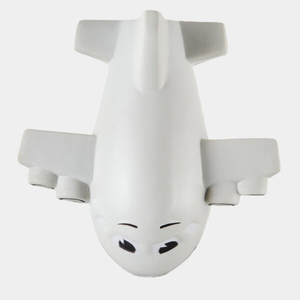 Smiling Airplane Shape Stress Ball Thumbnail