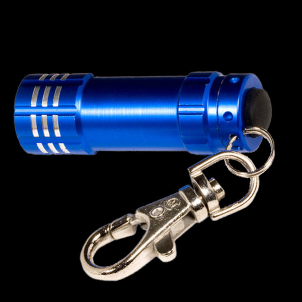 Micro 3 LED Flashlight With Keychain Thumbnail