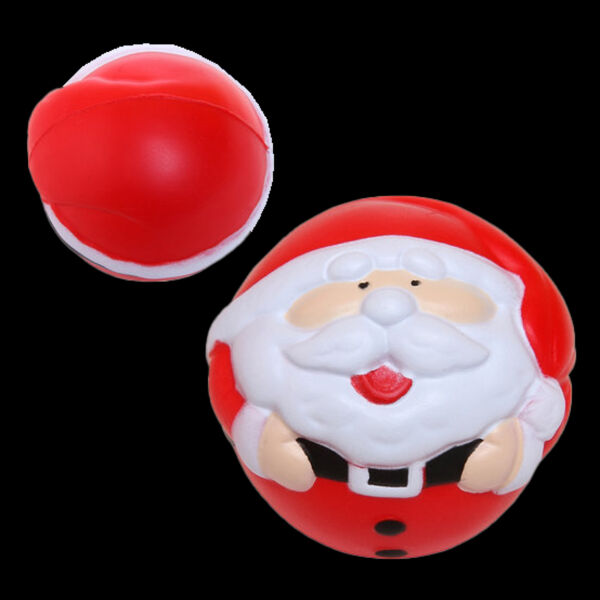 Holiday Christmas Santa Shape Stress Ball Thumbnail