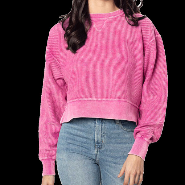 Ladies' Corded Boxy Pullover Thumbnail