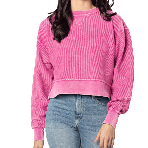 Ladies' Corded Boxy Pullover Thumbnail