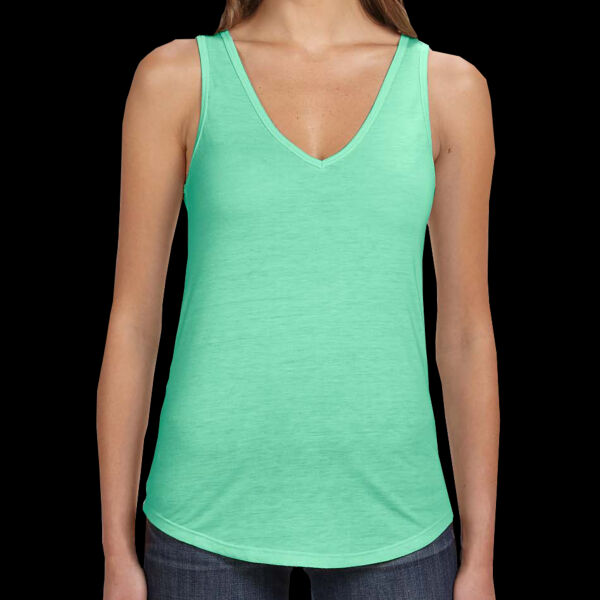 Ladies' Flowy V-Neck Tank Thumbnail