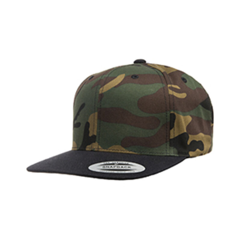 Adult Flat Visor Classic Snapback Cap Thumbnail