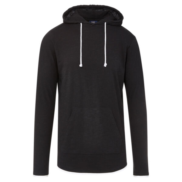 Unisex Miles Slub Hooded Long Sleeve T-Shirt Thumbnail